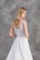 Preview: A-Linien-Brautkleid aus Chiffon mit perlenbesetztem Oberteil ivory/Haut